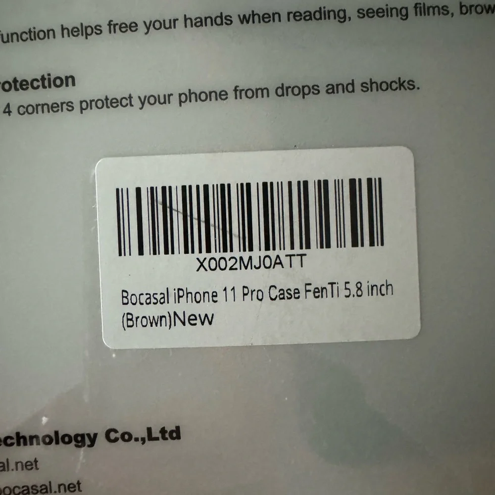 NWT- I-phone 11 Pro premium leather case NEW